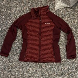 Columbia Women's Deep Red Puffer Jacket
